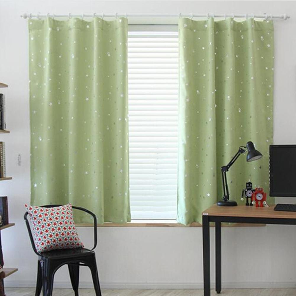 Великобритания Полное затемнение Звезды Спальня Балкон Шторы Крючок Люверсы Пурда