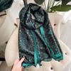 Print Scarf Big Art Flower Women Shawl Beach Towel Women