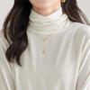Women's Silk Blend Turtleneck Knit Top