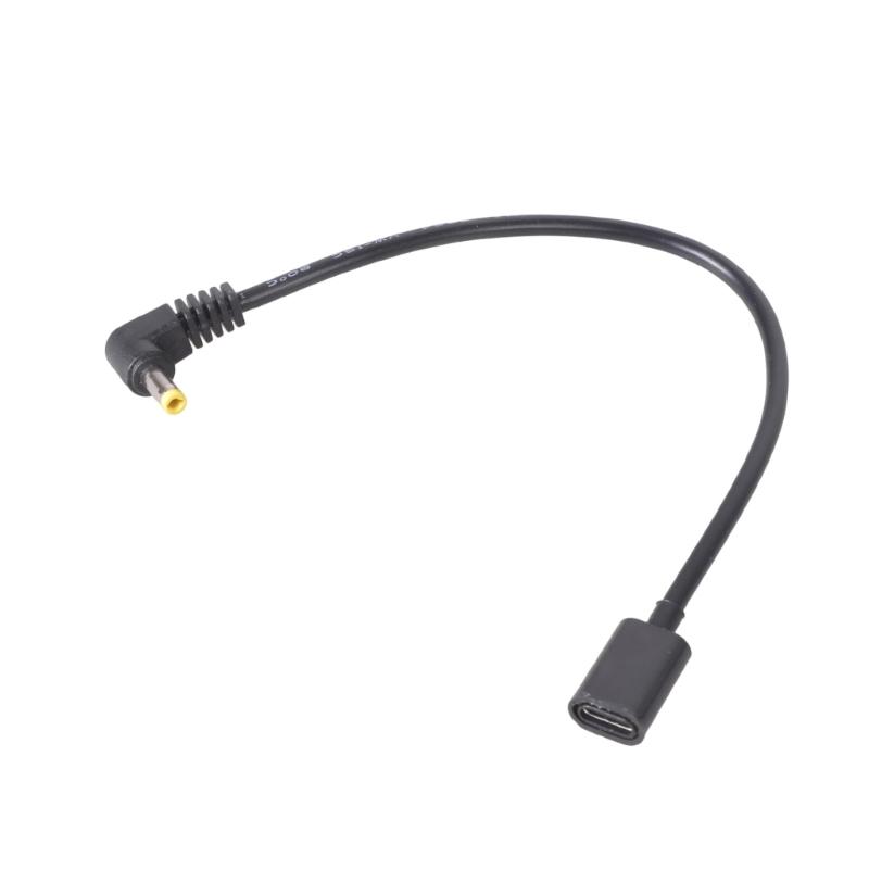 Угловой USB C female на 90 градусов к 4.0x1.7 мм DC5V Адаптер-шнур питания для роутера, камеры, лампы, вентилятора
