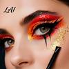 Glow In Dark Eye Stickers 8Pcs Self Adhesive Eyeliner Stickers Waterproof Glitter Tattoos Party Makeup Shiny Foil Eyelid Decals for Nightclub,