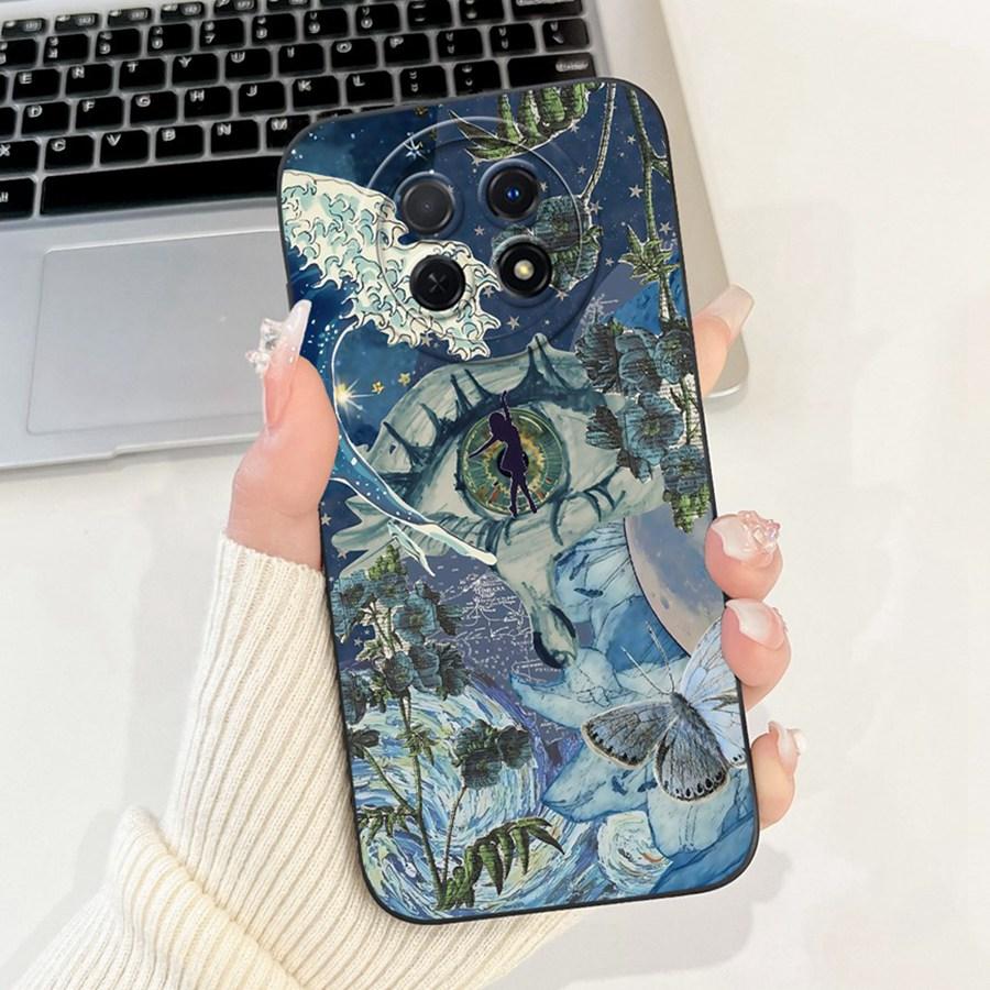 For Realme 12 12Plus 12X Case New flower Printed Proective Back Cover Soft Silicone Bumper for Realme12 12 X 12 Plus Couqe