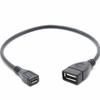 USB 2.0 Female To Micro USB Female Extension Adapter Laptop PC Charger Data Transmission Extension Converter for Phone