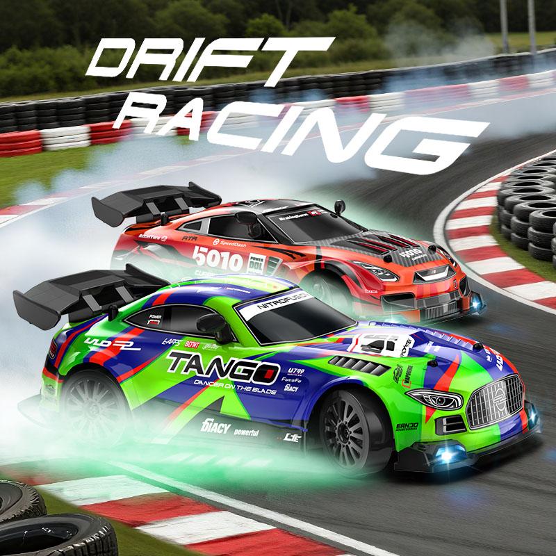 RidzoRi Neuerscheinung: 1:24-Verhältnis-Four-Wheel-Drift-Remote-Controlled-Kartspiel mit stufenloser Geschwindigkeitsregelung