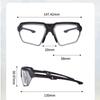 MOMOJA Cycling Glasses Integrated Windproof Goggles Football Badminton Basketball Men and Women Sports Prescription Glasses T11