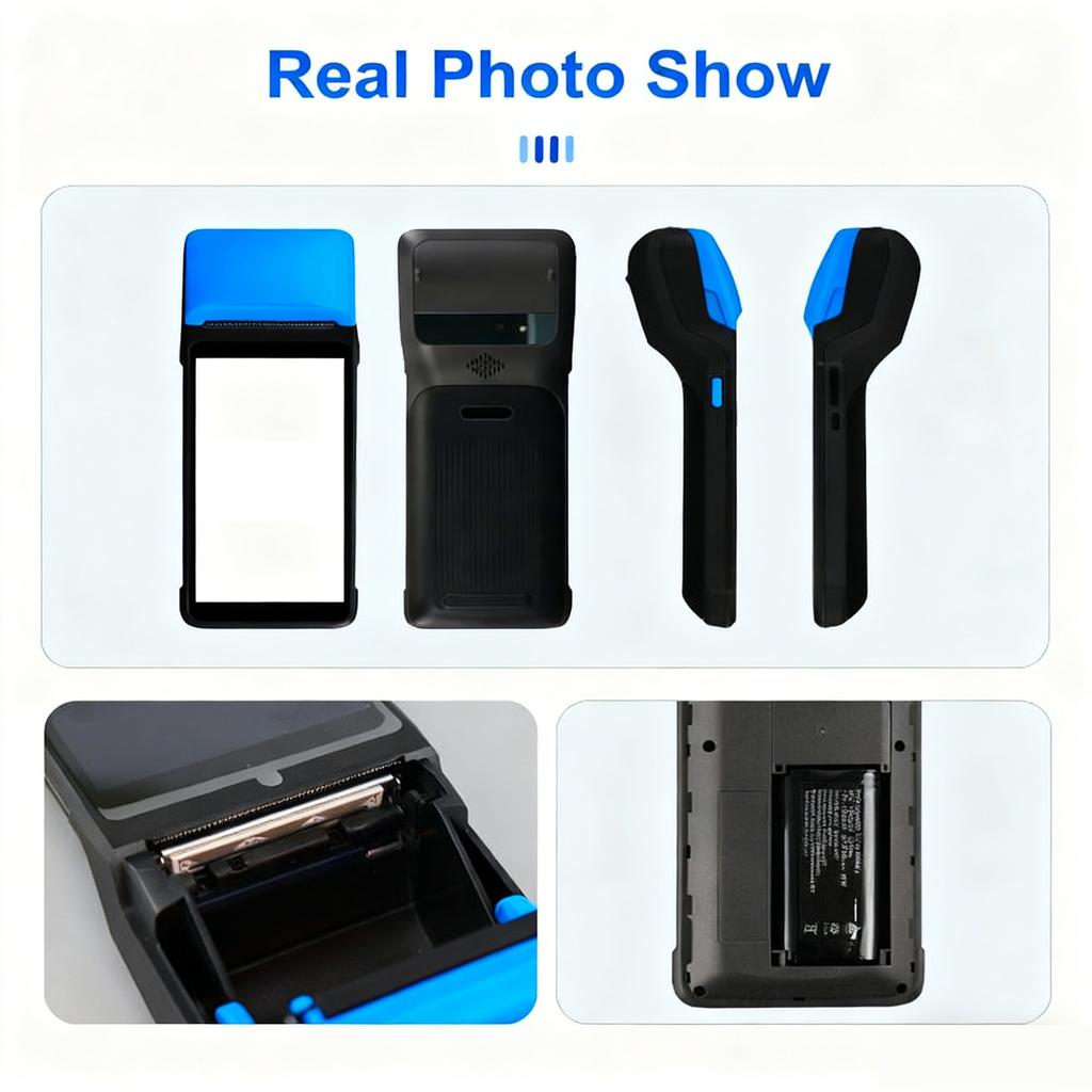 Android 11 PDA Handheld POS Terminal 2D Barcode Scanner Data Collector Inventory Machine Bluetooth Connect Mobile 5.5