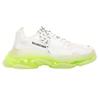 Triple S Белая подошва Fluo Yellow 541624W2FR19073