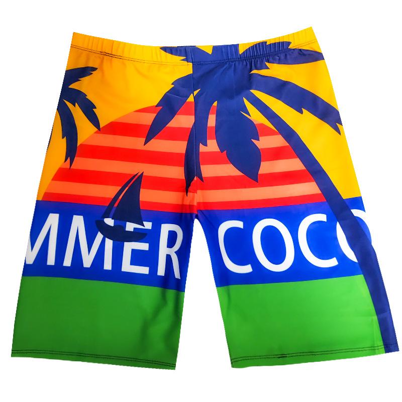 Мужские плавки средней длины, профессиональные пляжные длинные боксеры, купальники для мальчиков больших размеров для горячих источников