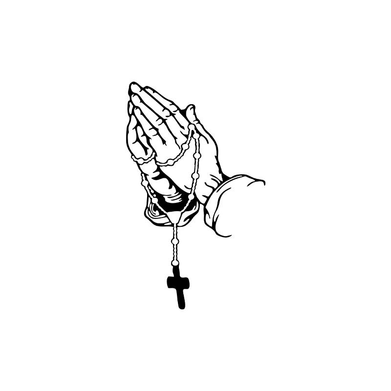 Наклейки на салон автомобиля Цветные автомобильные молитвенные жесты лазерные наклейки Бог Иисус Христос Модные декоративные наклейки для кузова автомобиля