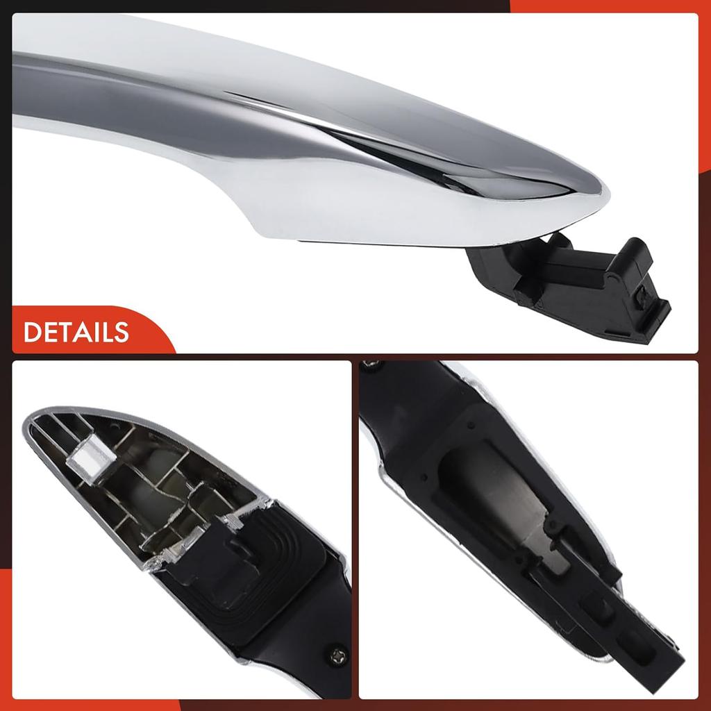 Комплект из 4 наружных дверных ручек передних задних левых правых для Hyundai Sonata 2015-2019