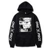 One Piece Anime Luffy Print Five-Speed Long Sleeve Hoodie