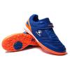 Kelme Kids' Soccer Shoes, Futsal Shoes, TF Velcro Training Shoes, Multicolor, Sizes 19.0cm - 24.5cm (19.0cm, Blue)