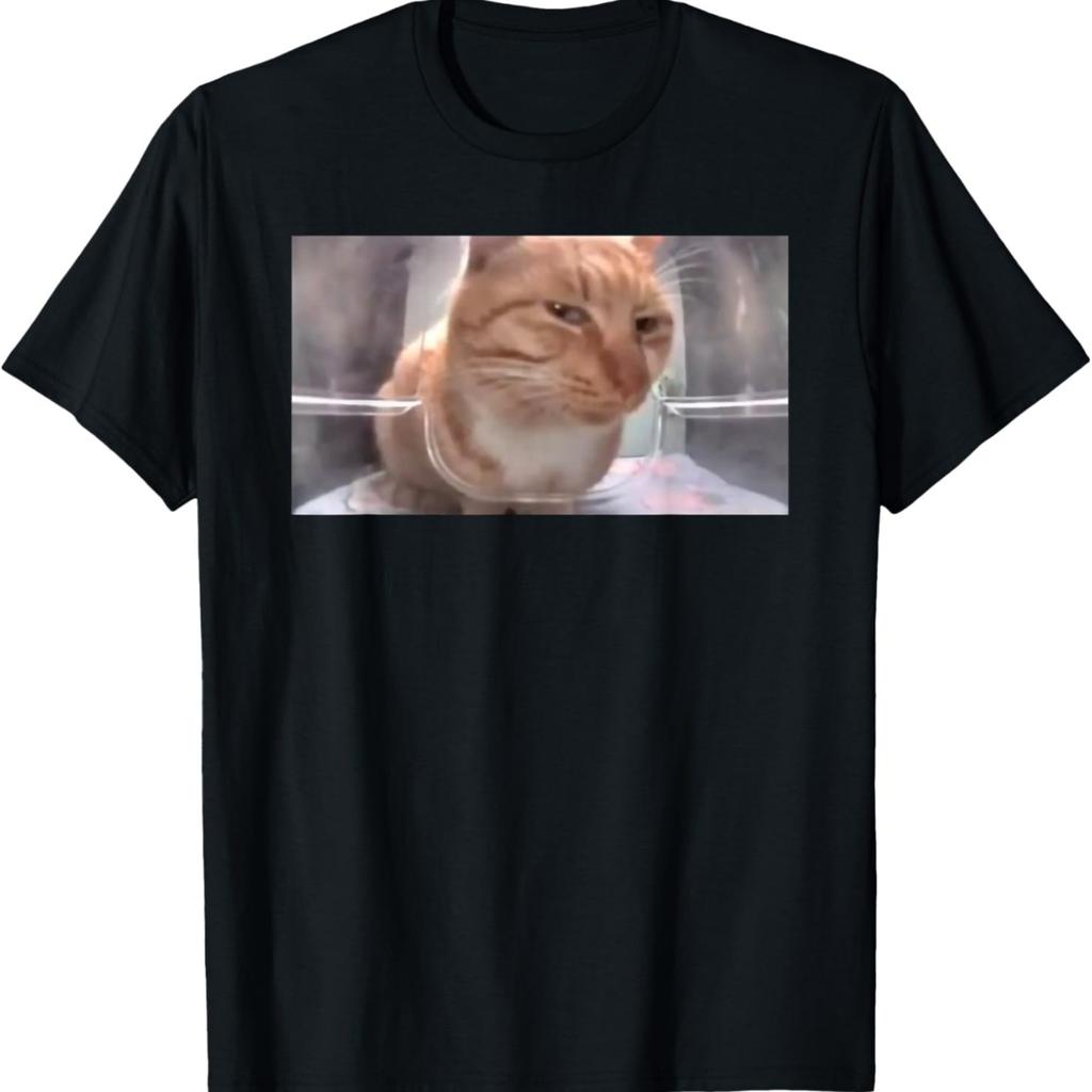 Футболка с мемом Mr Fresh Side Eye Cat для мужчин, женщин, девочек, детей