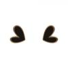 S925 Silver Needle New Love Design Sense Unique Small Group Earrings Simple Black Women's Ear Jewelry Wholesale And Retail