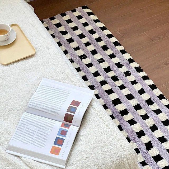 Ковер для гостиной Прикроватный ковер Коврик для спальни Противоскользящий коврик для ванной Входной плюшевый коврик для пола