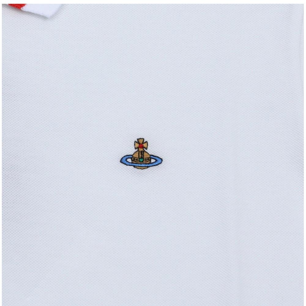 Vivienne WesTwood Классическое поло с логотипом Orb Мужская футболка с длинным рукавом 2h01000h J0009 A401