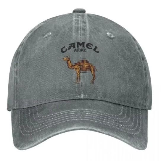 Popular Camel Trophy Vintage Washed Cap Old Daddy Printed Cap Cowboy Driver Hat