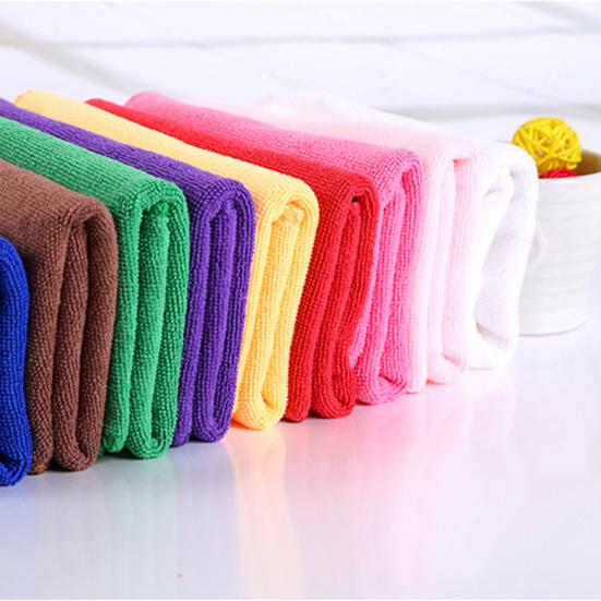 10 Pcs Simple Cleaning Cloth Portable Comfortable To Use Fine Craftsmanship Super Absorbent Face Towel for Restaurant