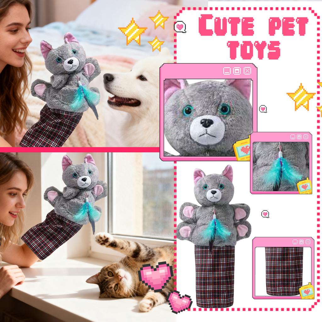 Игрушки, Борцовская перчатка, Борцовская кукла, Ручные куклы с плотной набивкой для безопасных и веселых интерактивных игрушек для и собак