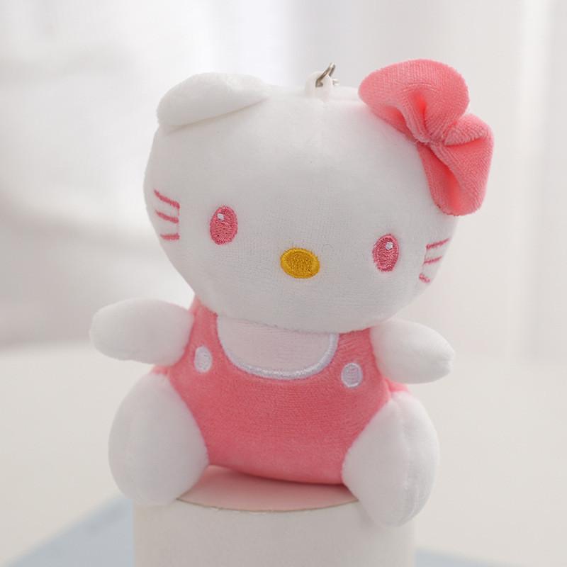 Очаровательный плюшевый брелок в виде кошечки Китти, милая мультяшная игрушка в виде животного, подвеска для сумки