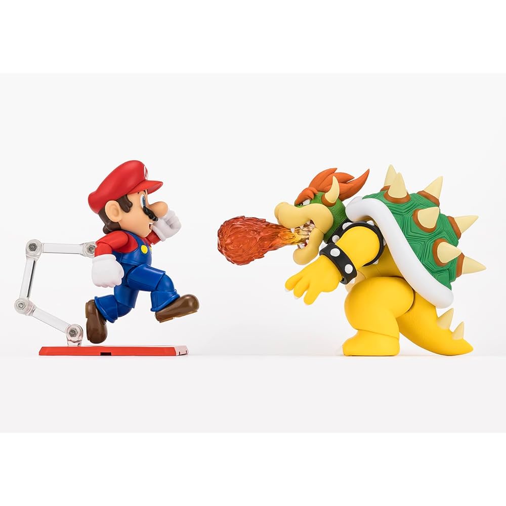 НАРОДЫ ТАМАШИИ SH. Figuarts Super Mario Боузер 130 мм ПВХ АБС Окрашенная Фигурка Действия