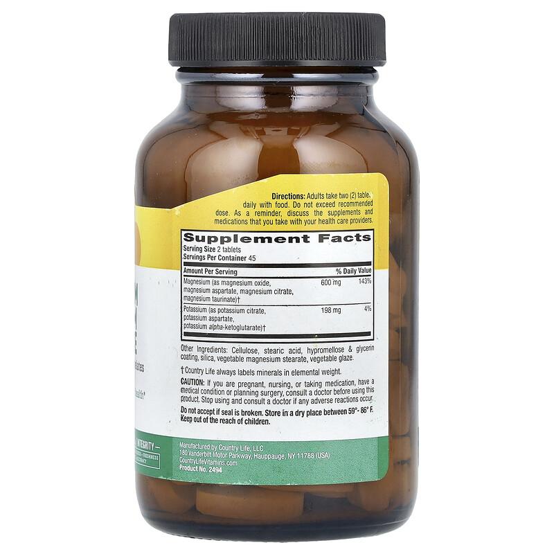 Target-Mins® , Magnesium, Potassium, Aspartate, 90 Tablets