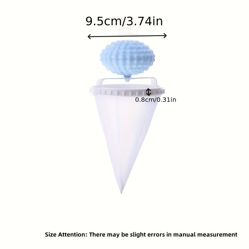 Средство для удаления волос и катышков для белья - фильтр для стиральной машины 2 в 1 с плавающим сетчатым мешком, не требует электропитания