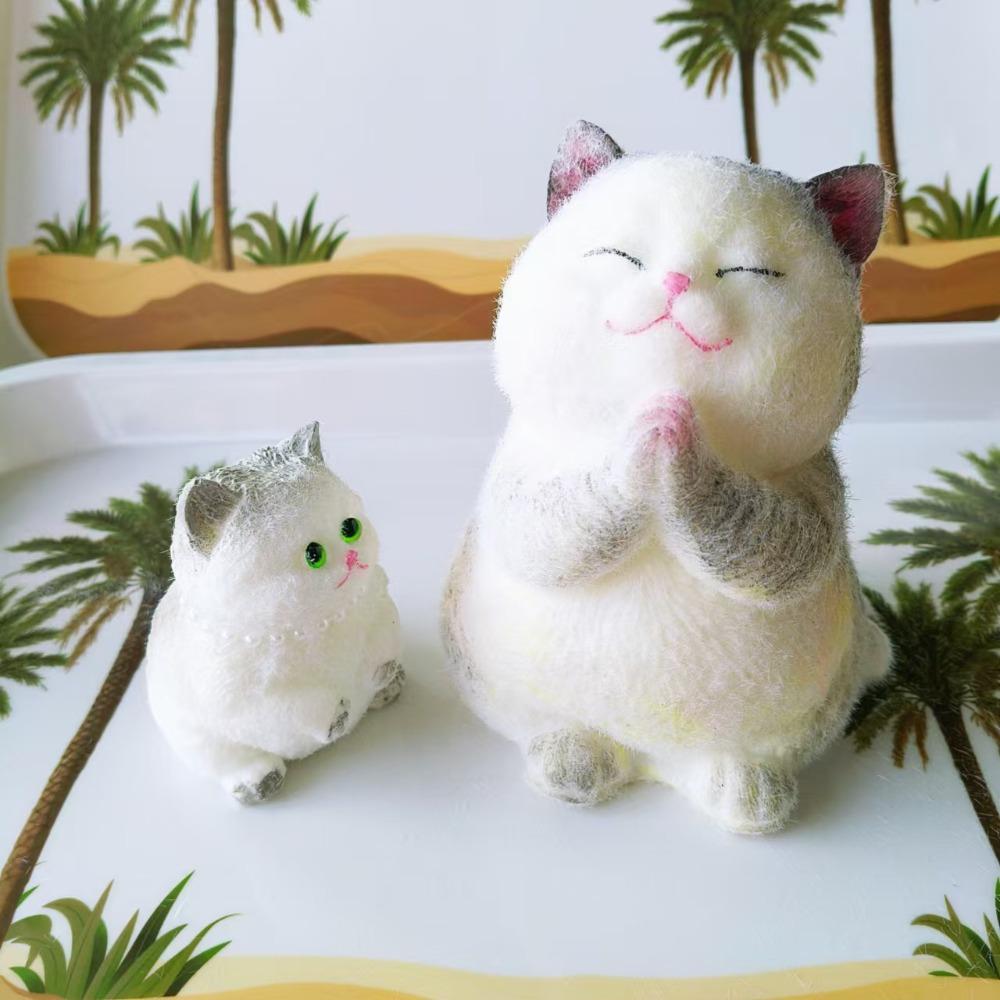 Мультяшная имитация кошки Игрушки-сквиши Медленно восстанавливающаяся кошка Игрушка-непоседа Сенсорные игрушки