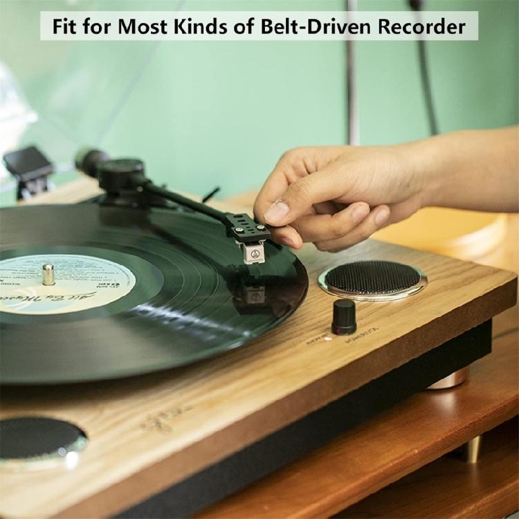 10 шт. Пассик для проигрывателя виниловых пластинок Замена пассика Резиновый плоский приводной ремень Ремонт пассика проигрывателя 190-471 мм