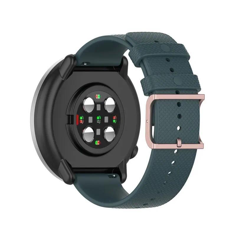 Для Samsung Galaxy watch 3/46мм/42мм/Active 2/Gear s3 Frontier силиконовый ремешок Huawei watch GT/2/2E/Pro ремешок