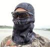 Зимняя холодная и теплая полнолицевая маска с бархатным ветрозащитным головным убором Спортивный велосипедный головной убор