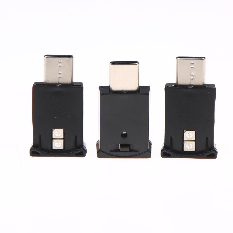 RGB USB-C Атмосферная подсветка с Posensitive Control Автоматическое Вкл/Выкл Светодиодная Ночная Лампа для Салона Автомобиля Аксессуары