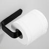 Easy-Install Self-Adhesive Toilet Paper Holder - No Drilling Required, Durable Plastic Roll Dispenser for Bathroom Organization, Toilet Paper Holder