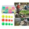 Fishing Float Strikes Indicator Round Shape Bobber Float, Pack of 60pcs Large Colorful Bobbers for Lake, River and Ocean