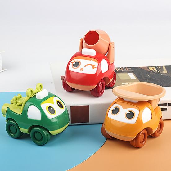 4 шт./набор Игрушки машинки с инерционным механизмом для малышей, Детские инерционные игрушечные машинки, Мини-самосвал