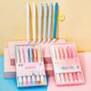 6 Boxed Gel Pens 0.5 Mm ST Pen Tip Press Gel Pen Morandi Color Quick-drying Writing Pen School Office Supplies Stationery