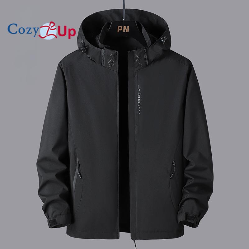 Уютная мужская легкая водонепроницаемая куртка-дождевик, плащ с капюшоном и походная ветровка