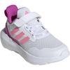 Adidas FortaRun 3 C White Bliss Pink Kids Sneakers Cloud-White Flash-Pink JI2191