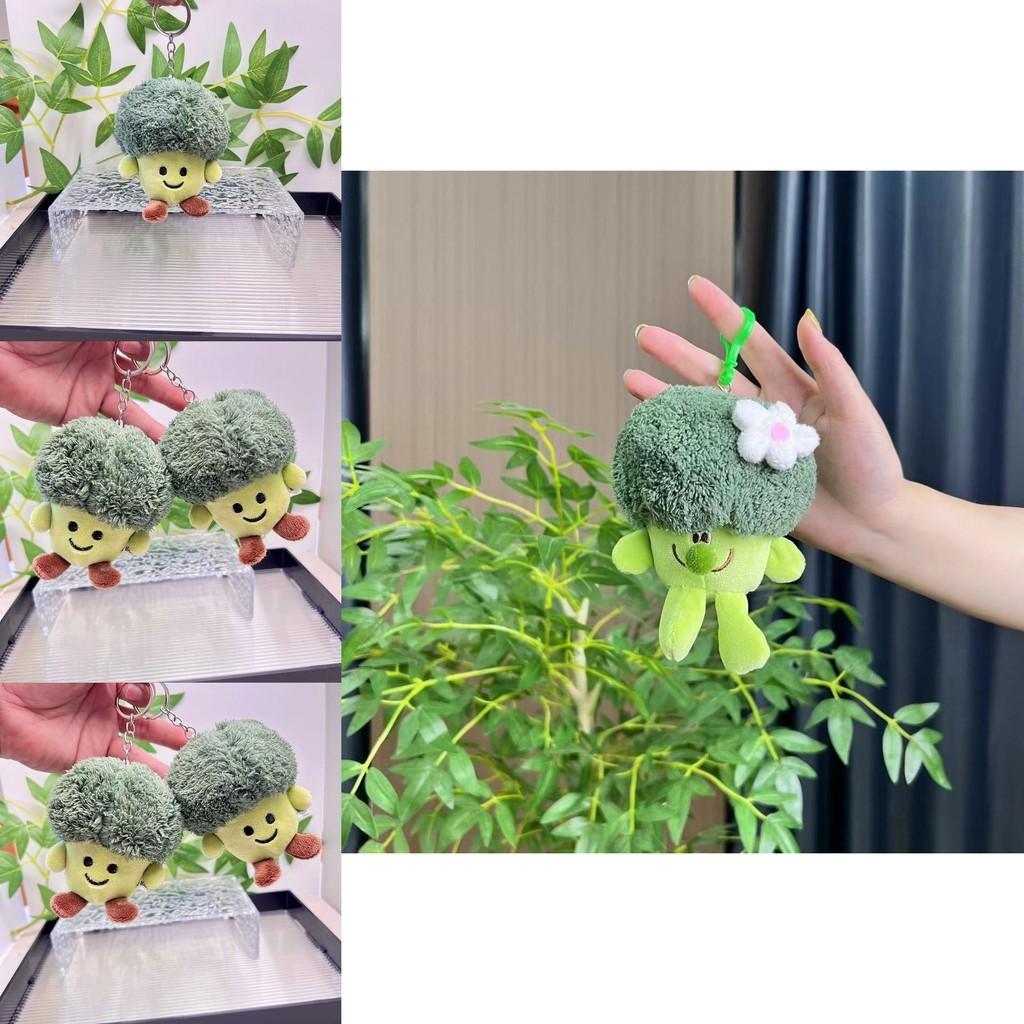 Adorable Plush Vegetable And Fruit Character Keychain With Soft Short Fur Design