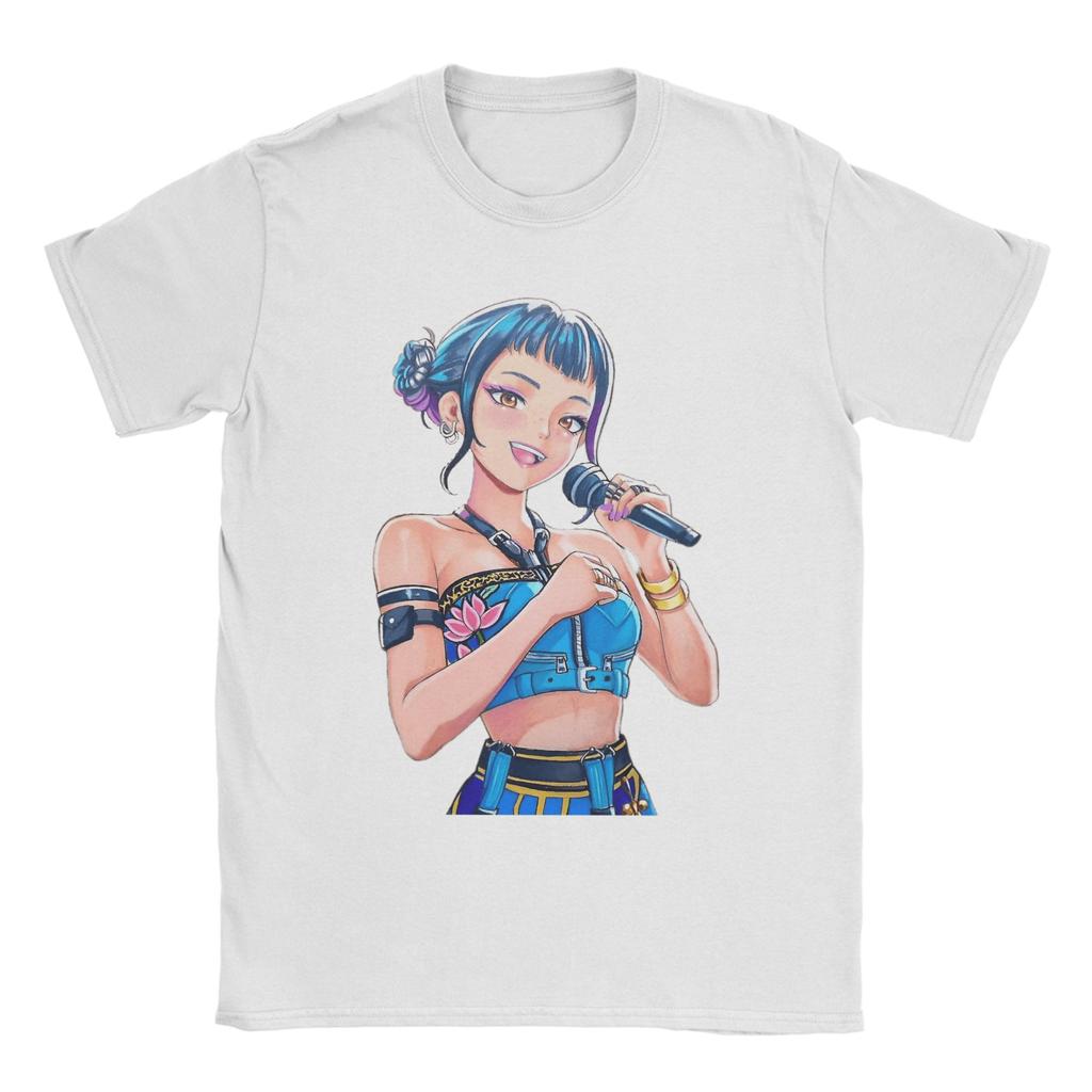 K-pop Охотники на демонов Фан-арт Зои Мужская футболка Веселые футболки с коротким рукавом и круглым вырезом Одежда с графическим принтом