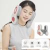 Travel Pillow U-shaped Neck Pillow Music Noise Reduction Active Noise Reduction Red Light Hot Compress Vibration Massage