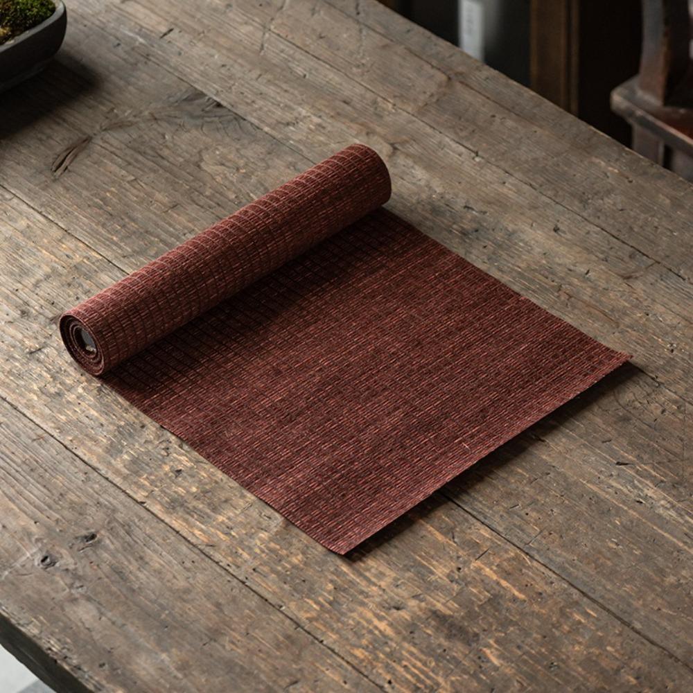 Heat Insulation Japanese Tea Flag Vintage Desktop Protective Mat Tea Cloth Home