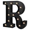 Newly Design Led Letters Lights 26 Alphabet Black Decorative Marquee Lamps for Wedding Party Birthday Home Bar Decoration