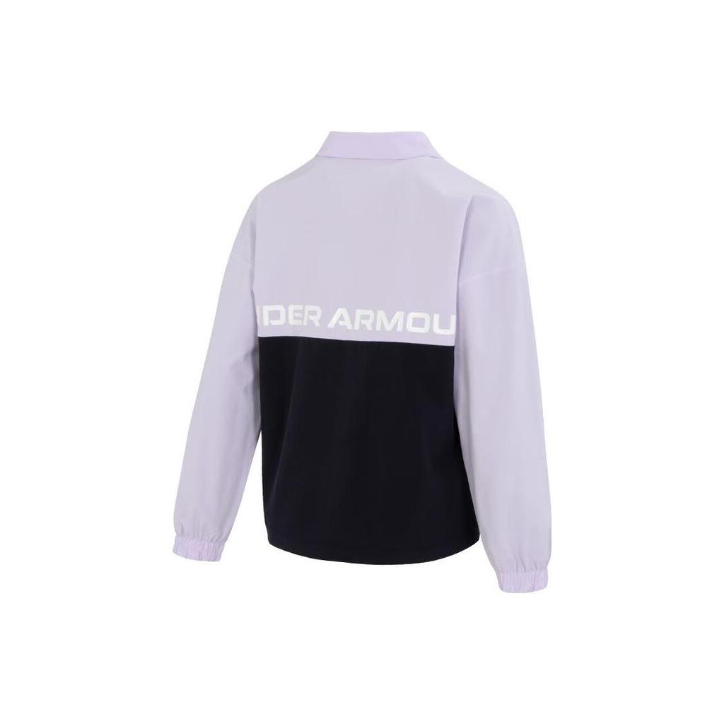 Under Armour Spliced Sports Casual Stand Collar Jacket Women Jackets Multicolor 1370738-515