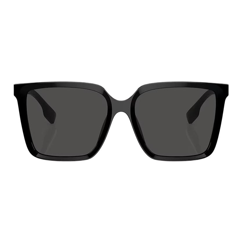 Burberry Logo Decorated Square Sunglasses Unisex sunglasses Black BE4411D-300187