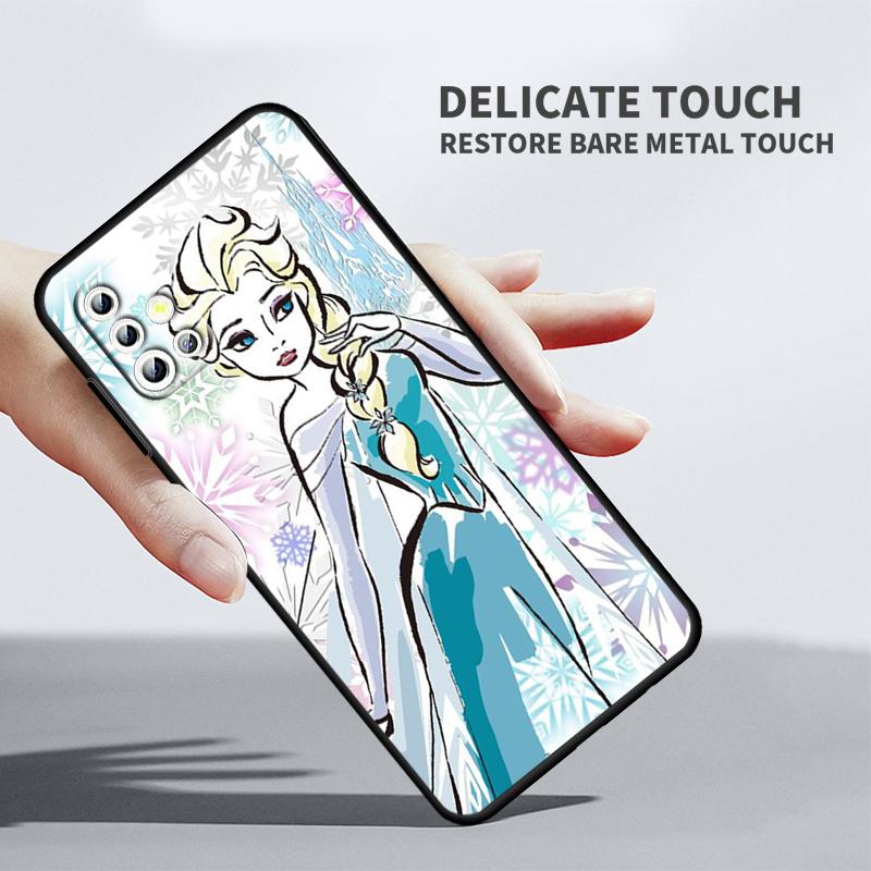 Мультфильм принцесса для Samsung Galaxy A73 A54 A52S A72 A71 A52 A51 A22 A32 A21S 4G 5G силиконовый мягкий черный чехол для телефона
