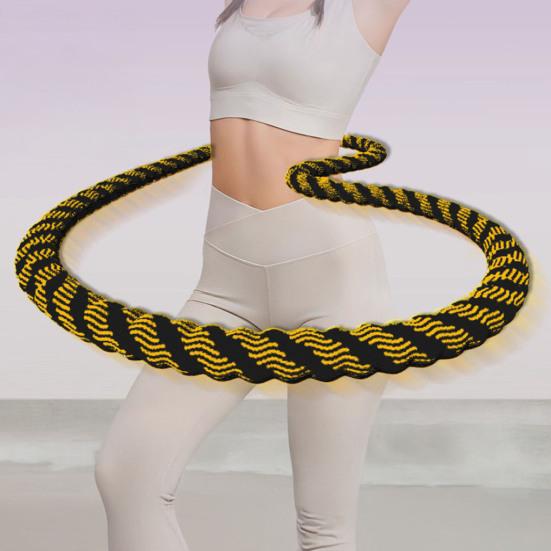 Soft Spring Fitness Hoop for Adults Waist-friendly Design Portable Slimming Exercise Equipment Silent Full-Body Training At Home