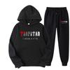 Мужской спортивный костюм с принтом Trapstar: 15 теплых цветов, свободная толстовка и брюки