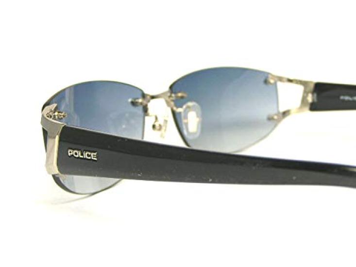 Police Солнцезащитные очки POLICE SPLC60J 579L 59 с футляром Защита от УФ-лучей Безободковая Двухточечная Японская Модель Модель 2021 Овальная Титановая Комбинированная Оправа Блестящая Градиентная []