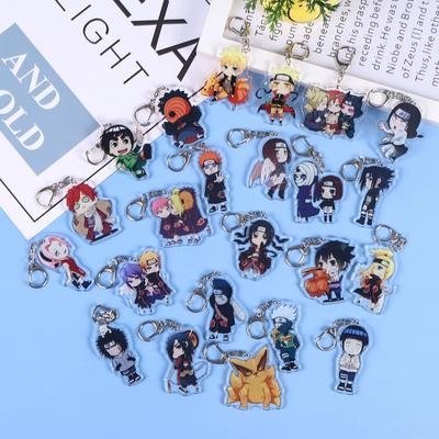 Аксессуары для акриловых брелоков Аниме Наруто Брелок для ключей с рисунком из мультфильма Узумаки Наруто
